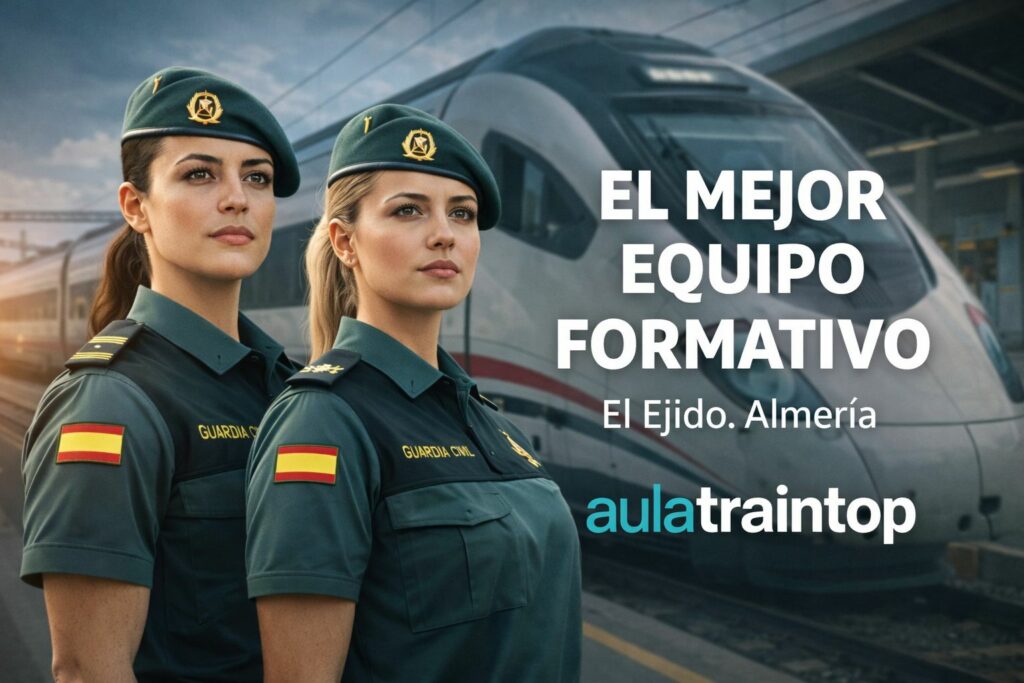 Aula Traintop. Oposiciones Guardia Civil. El mejor equipo formativo